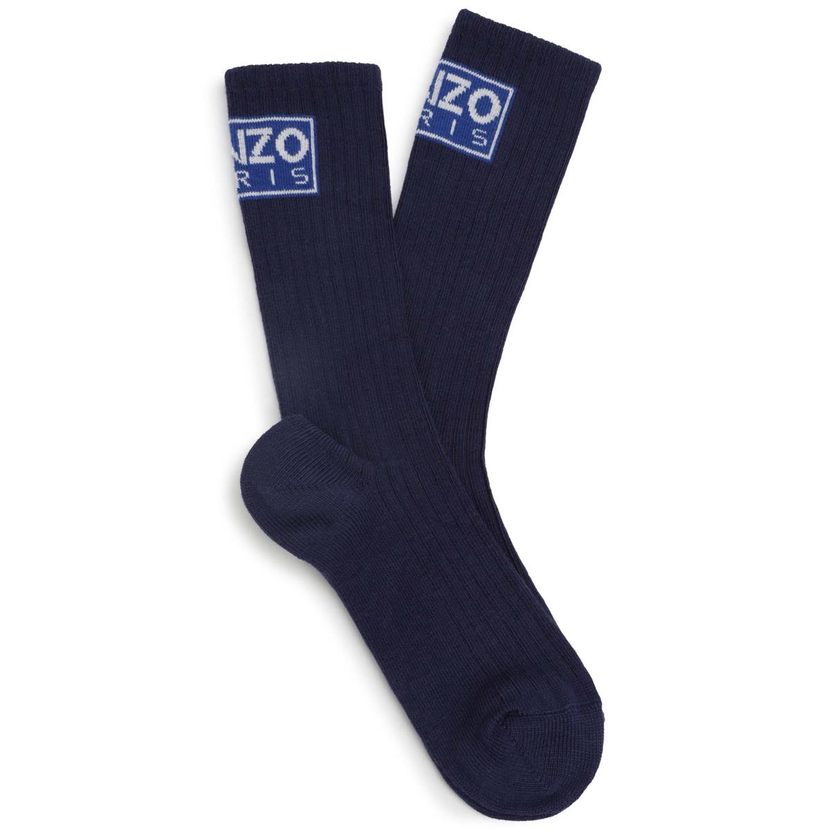 Boys Red Logo Socks