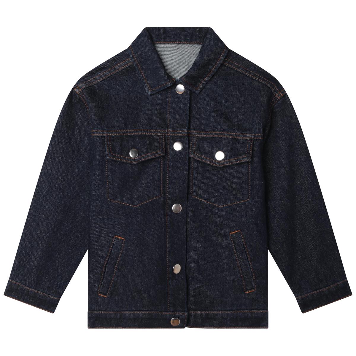 Boys Navy Denim Jacket