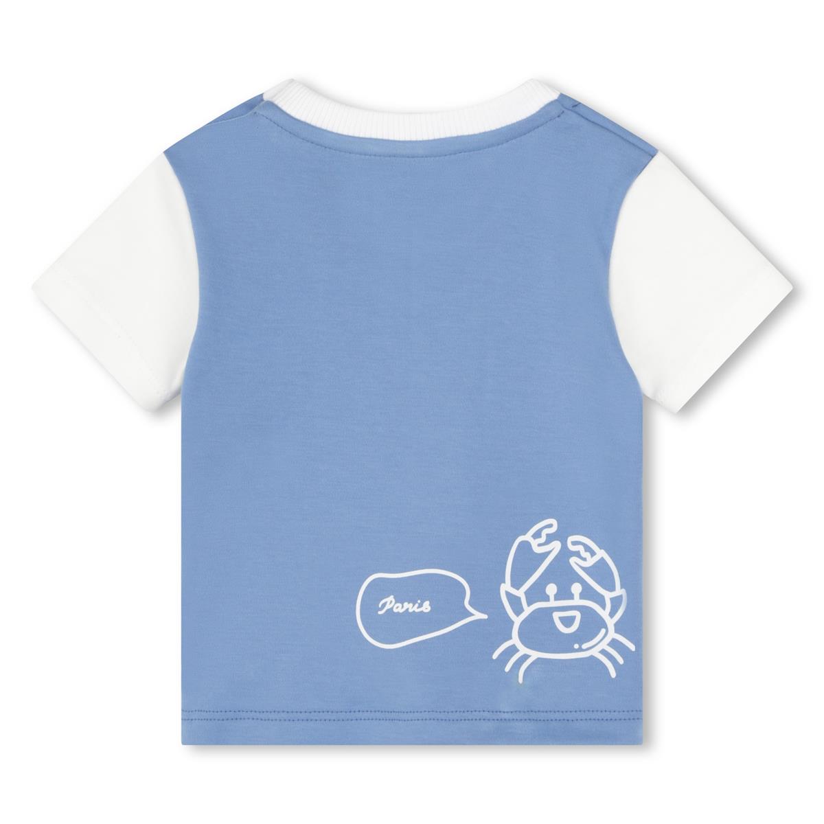 Baby Boys Blue Cotton Set