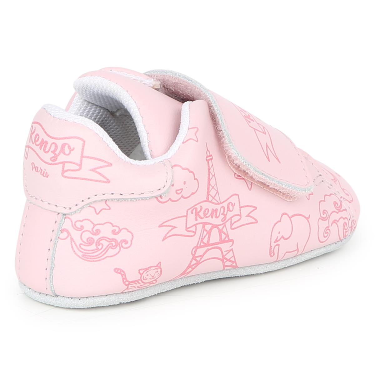 Baby Boys & Girls Pink Flat Shoes