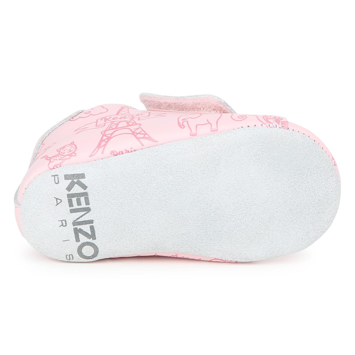 Baby Boys & Girls Pink Flat Shoes