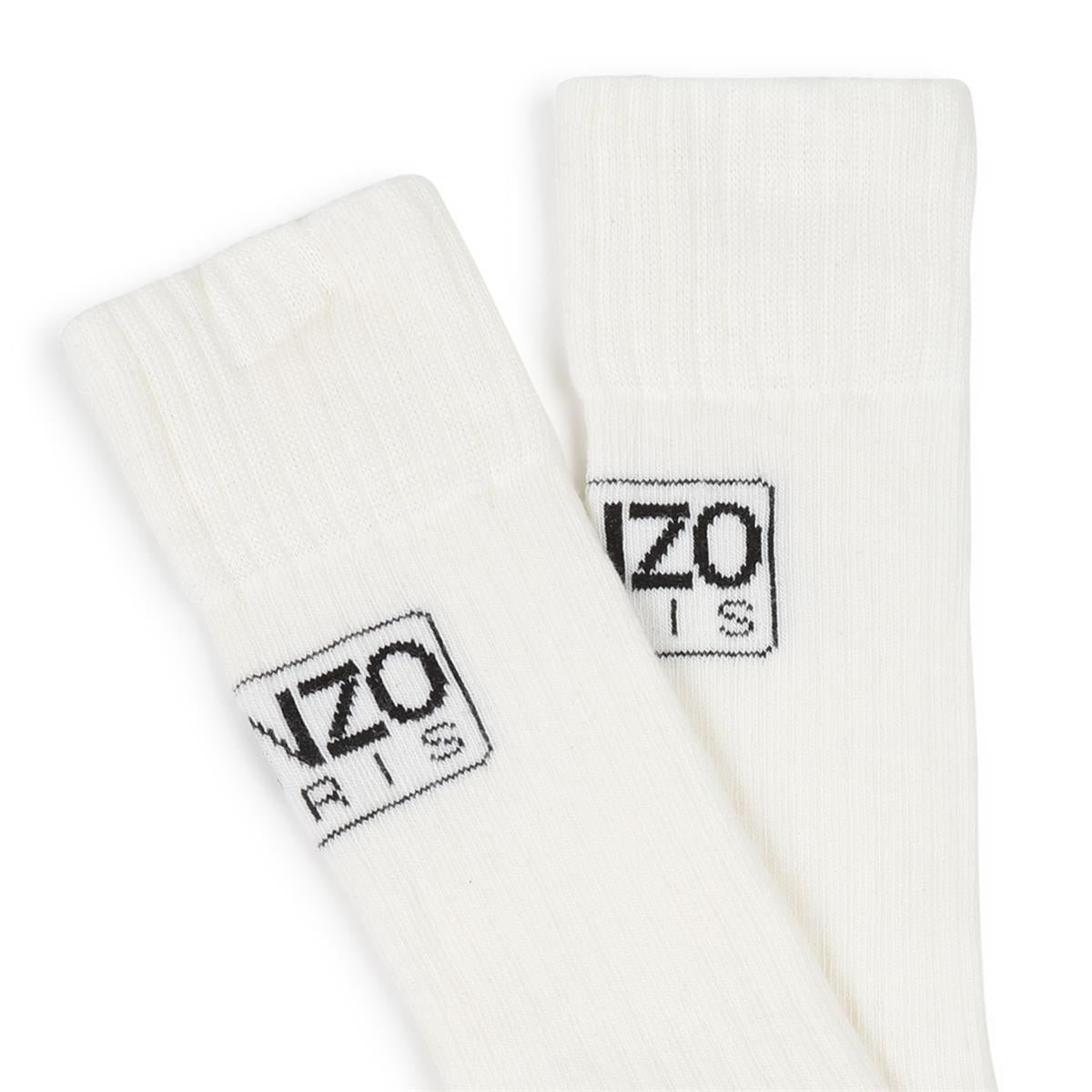 Boys & Girls White Cotton Socks