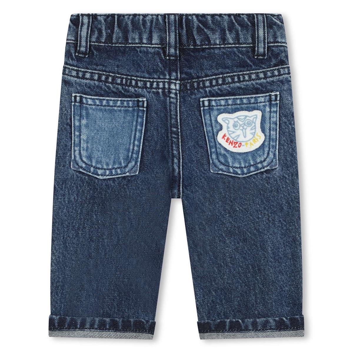 Baby Boys Navy Denim Trousers