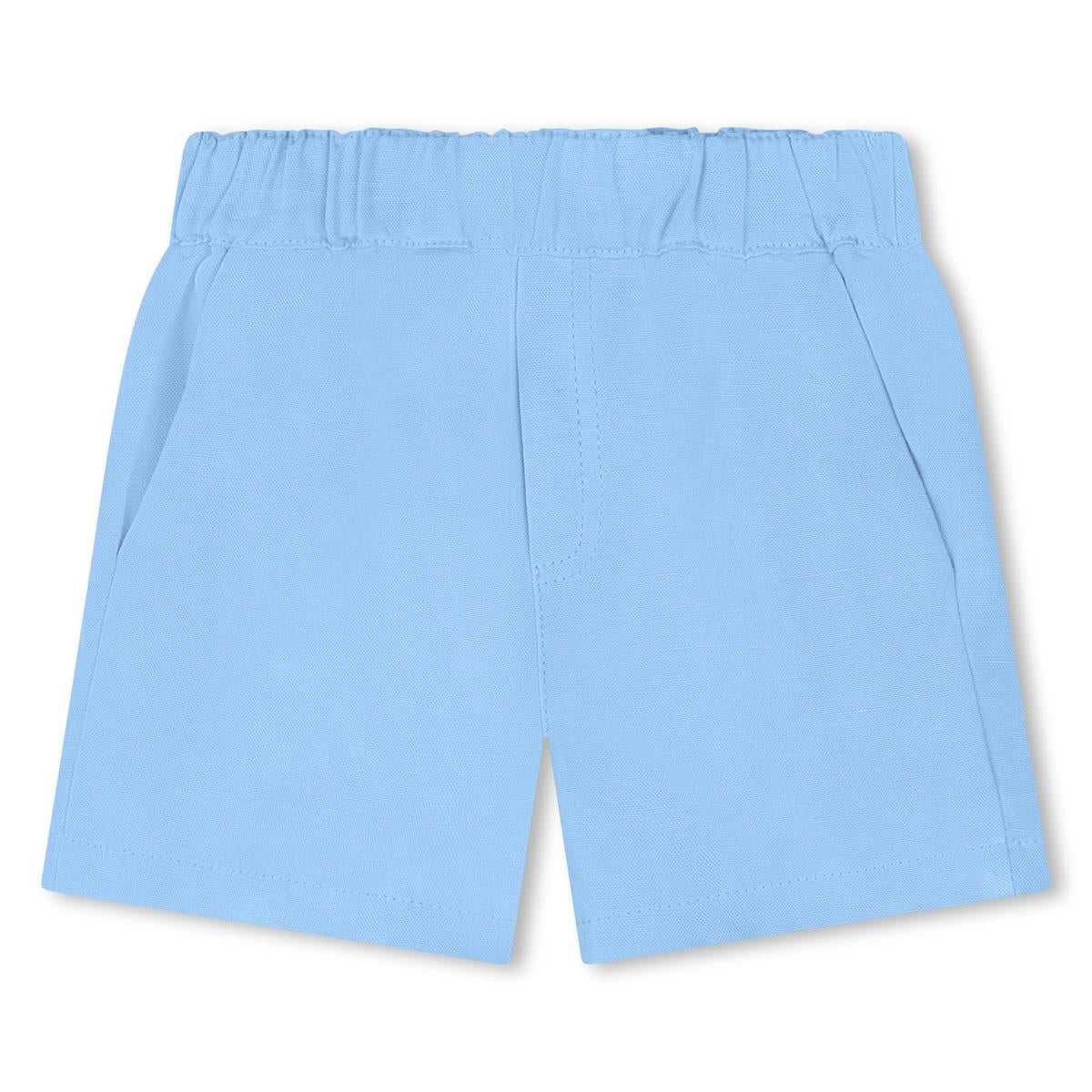 Baby Boys Blue Cotton Shorts