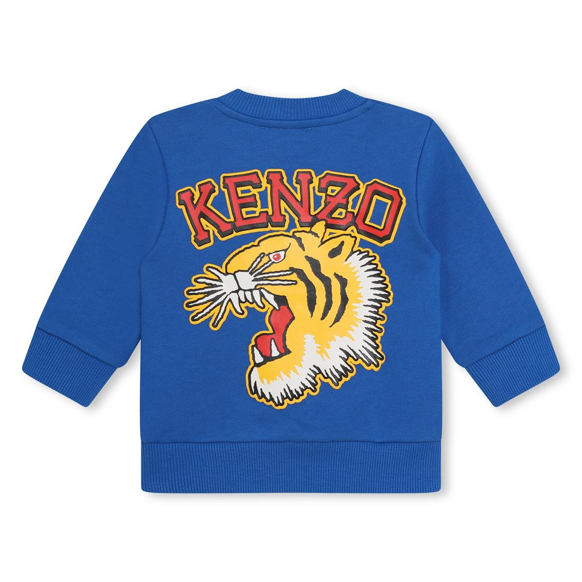 Baby Boys Blue Cotton Sweatshirt