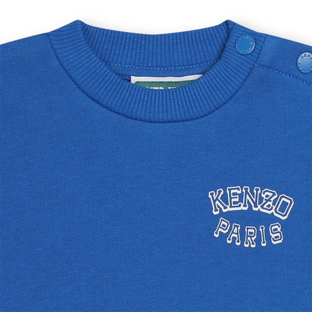 Baby Boys Blue Cotton Sweatshirt