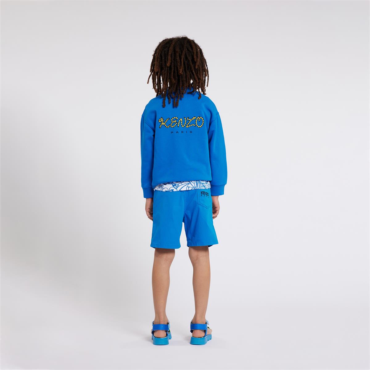 Boys Blue Cotton Cardigan