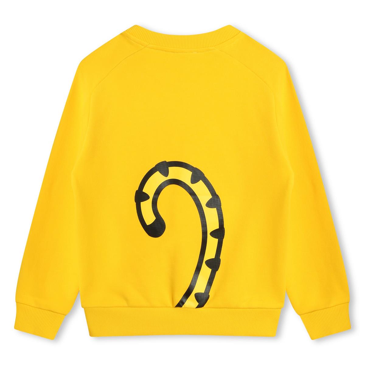 Boys Yellow Cotton Sweatshirt