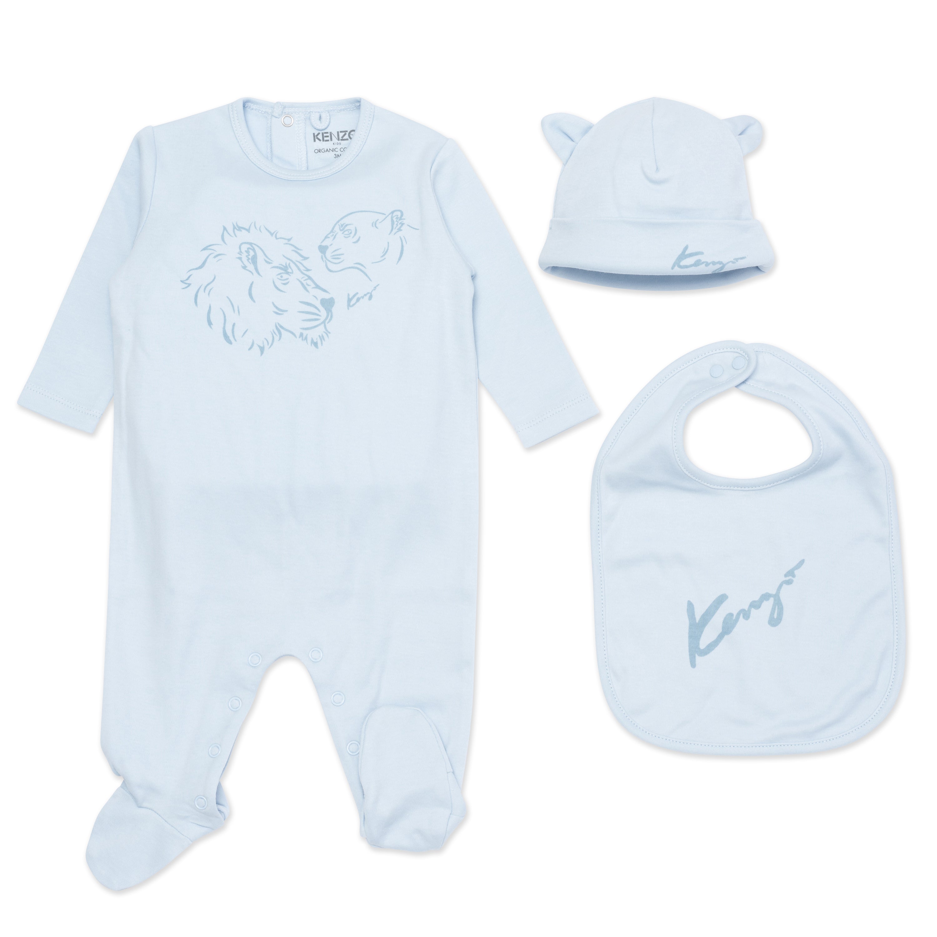 Ensemble Body Bébé Coton Bleu Layette