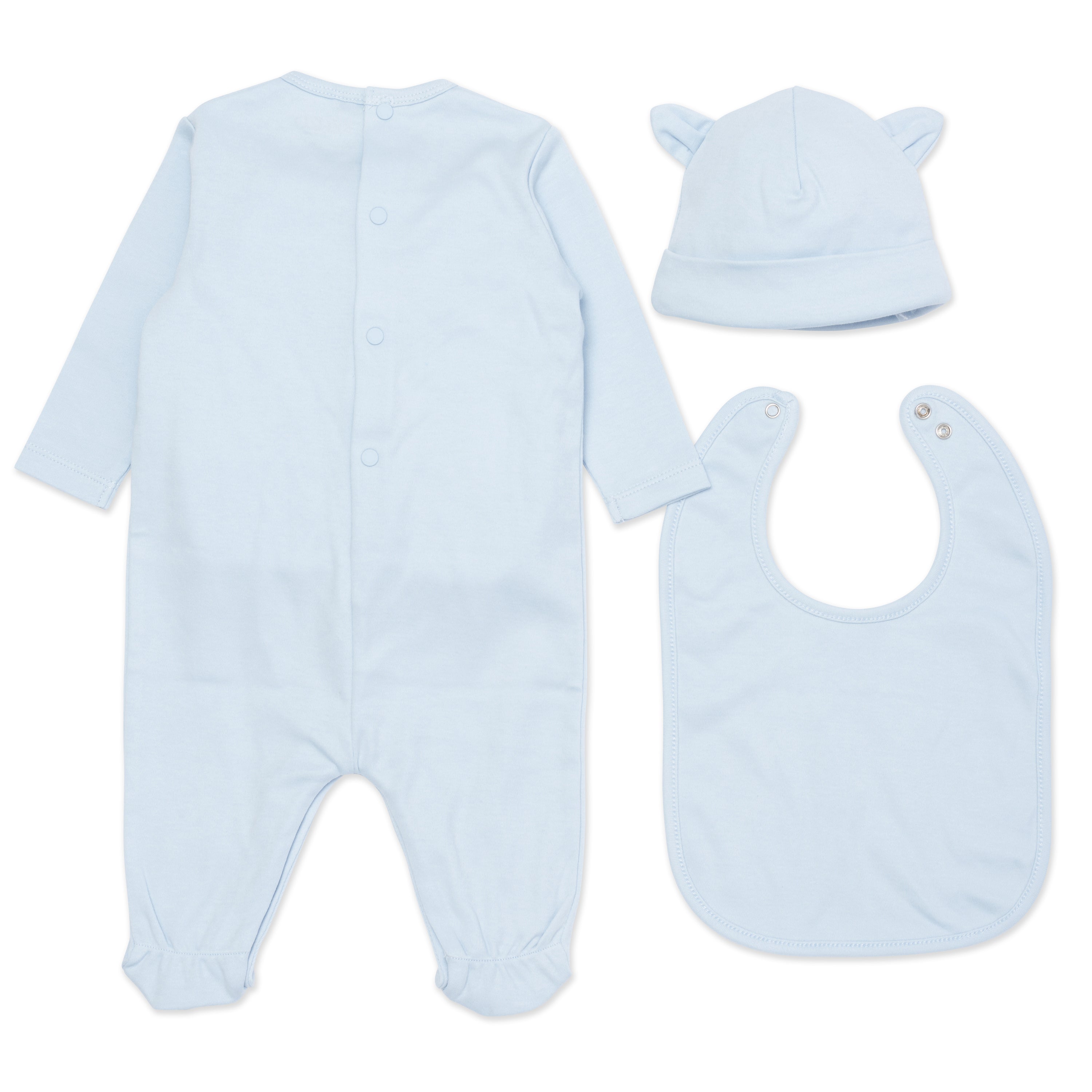 Ensemble Body Bébé Coton Bleu Layette