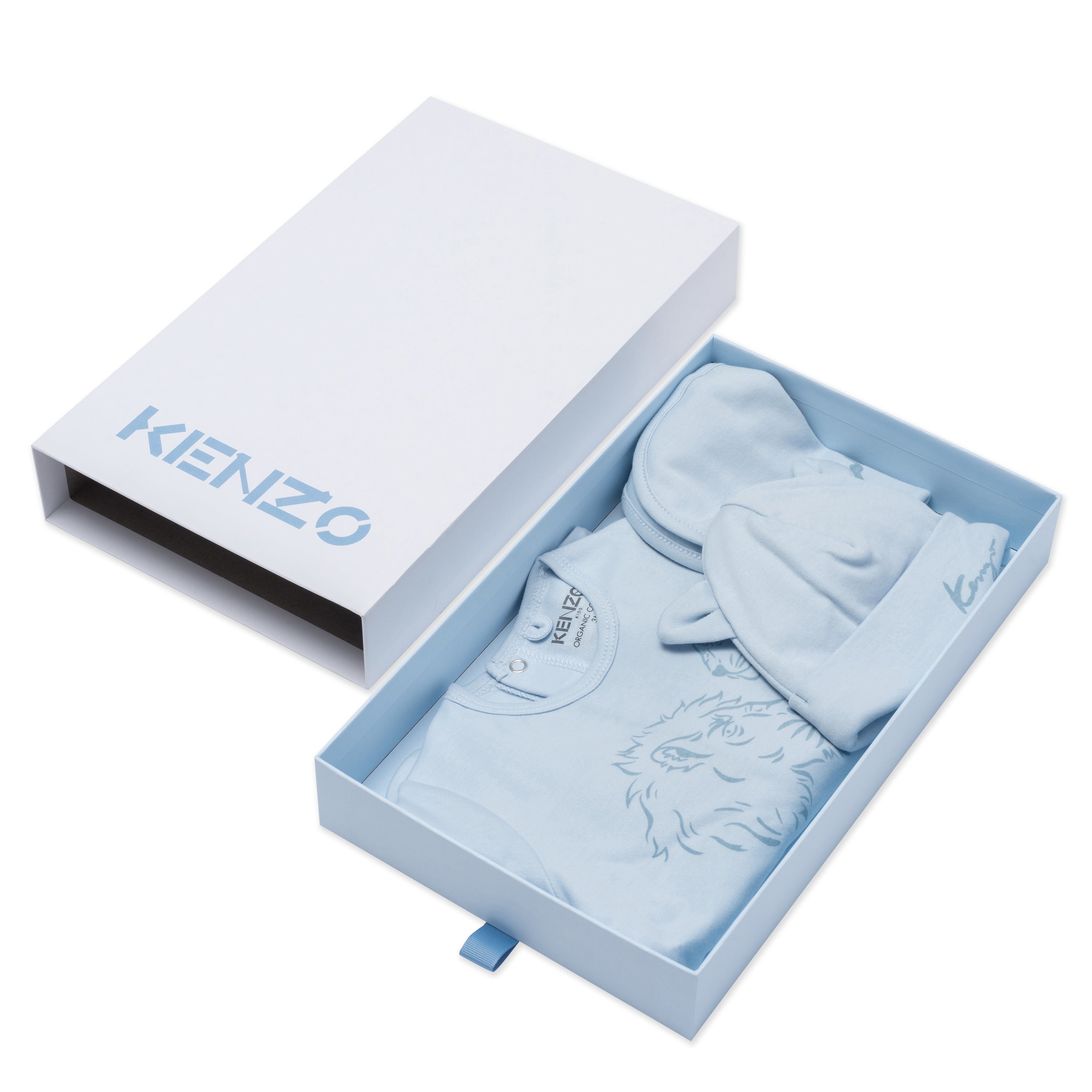 Ensemble Body Bébé Coton Bleu Layette