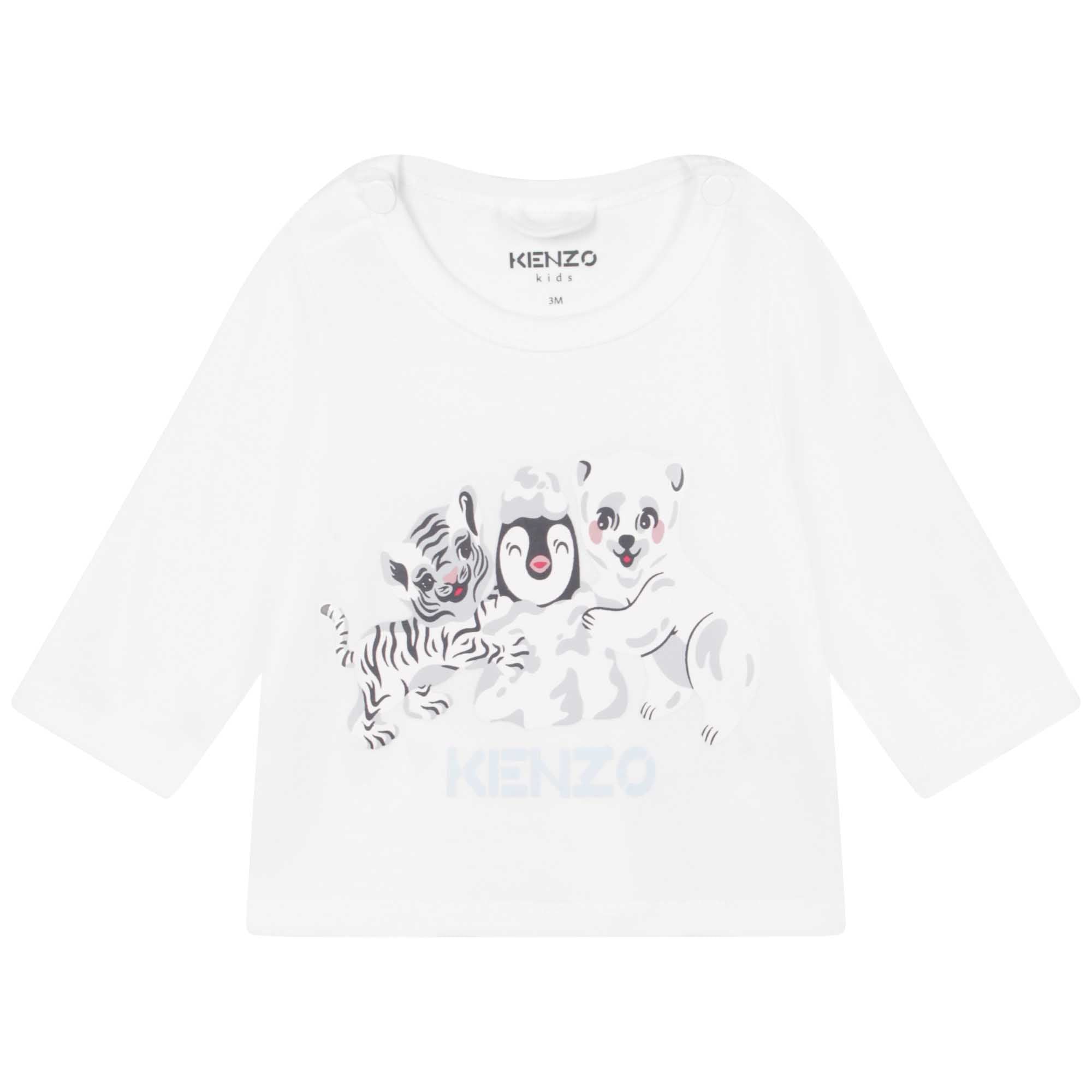 Baby Boys White Cotton Set
