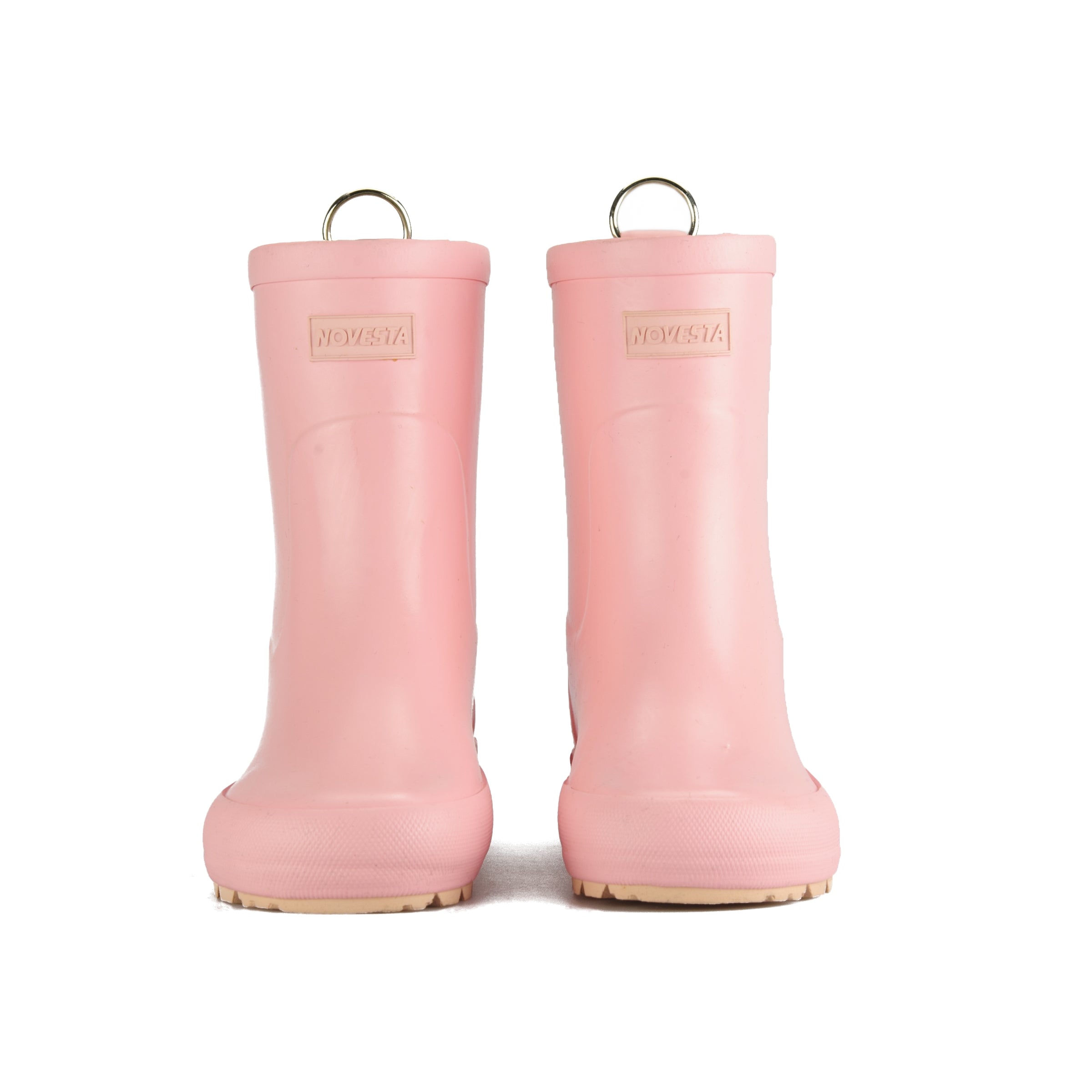 Boys & Girls Pink Rubber Rain Shoes