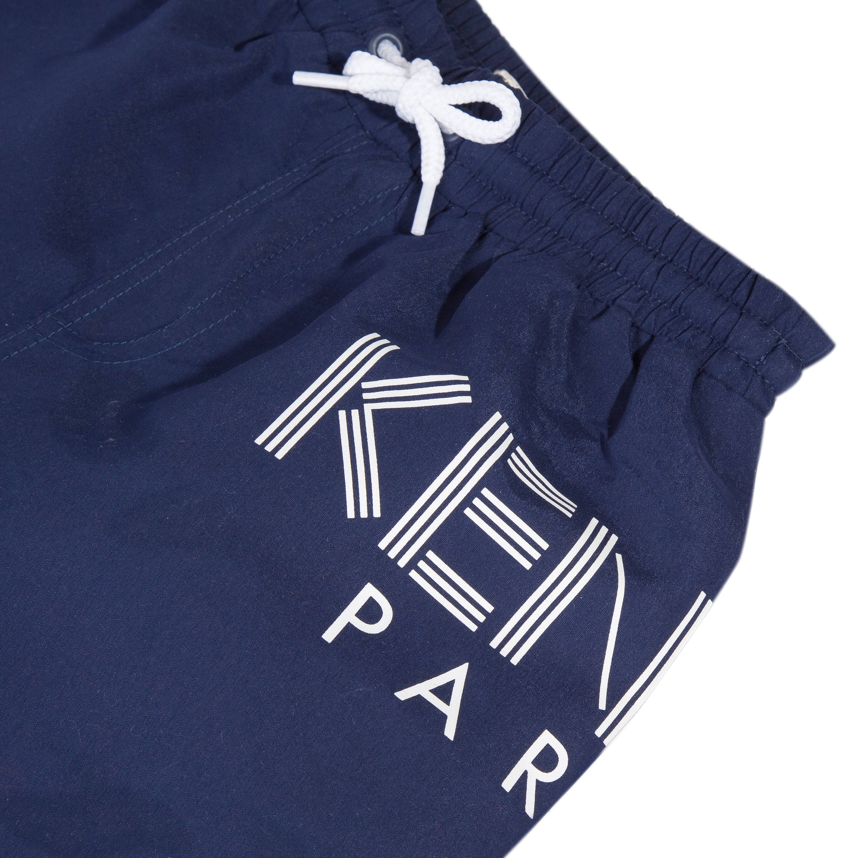 Boys Navy Logo Swim Short