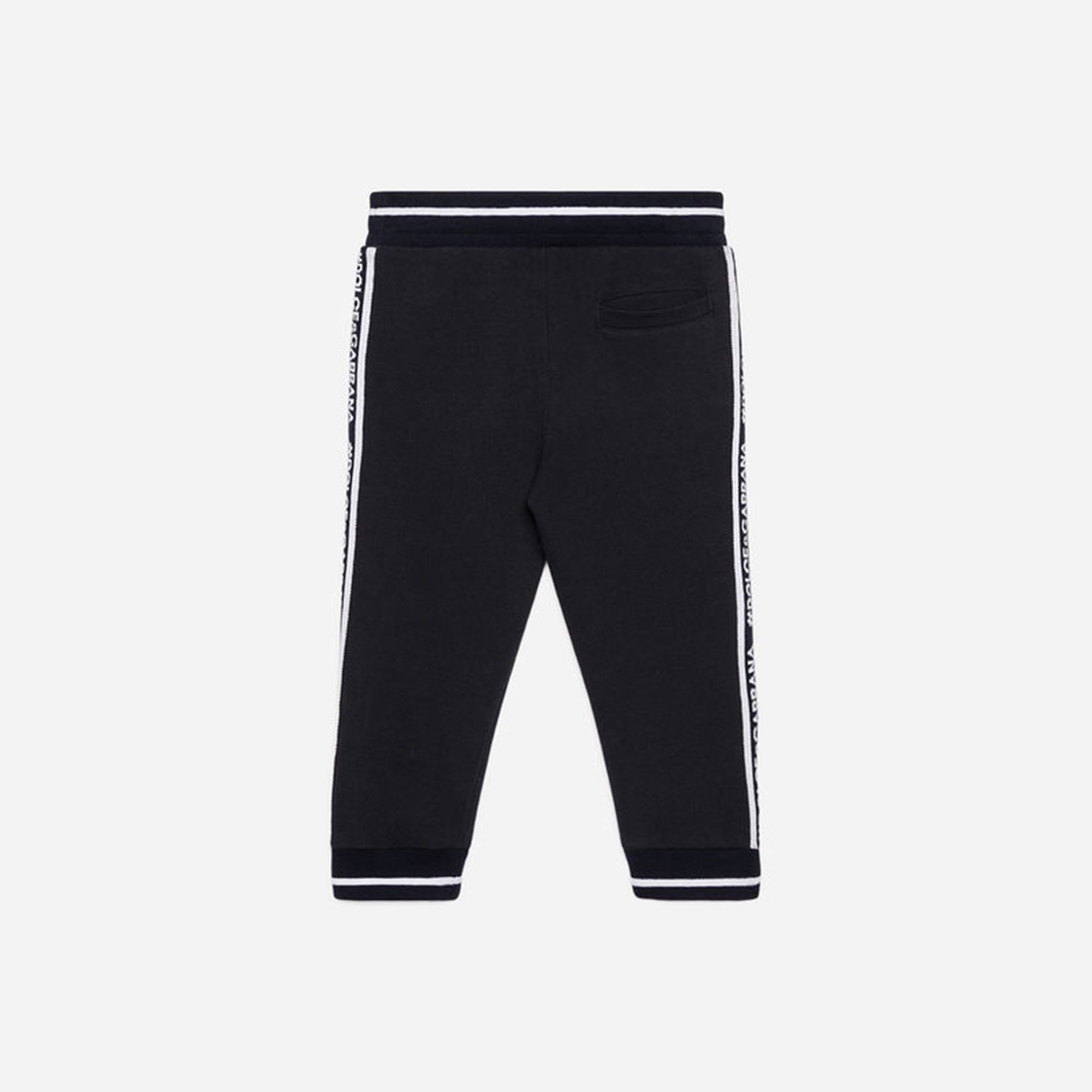 Boys & Girls Dark Blue Cotton Trousers