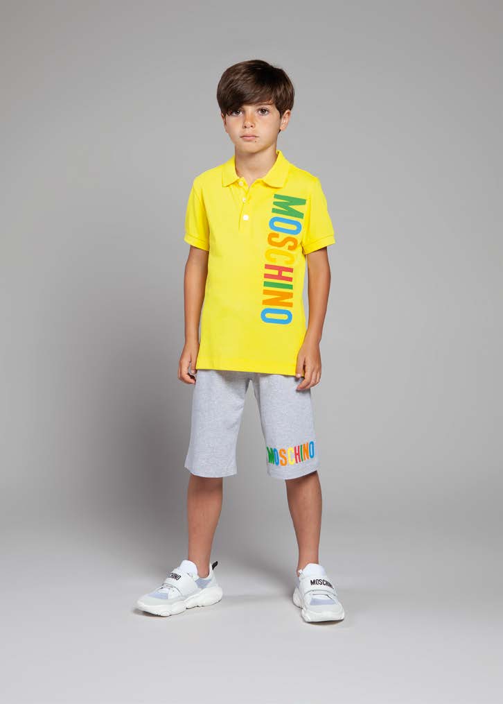 Boys Grey Cotton Shorts