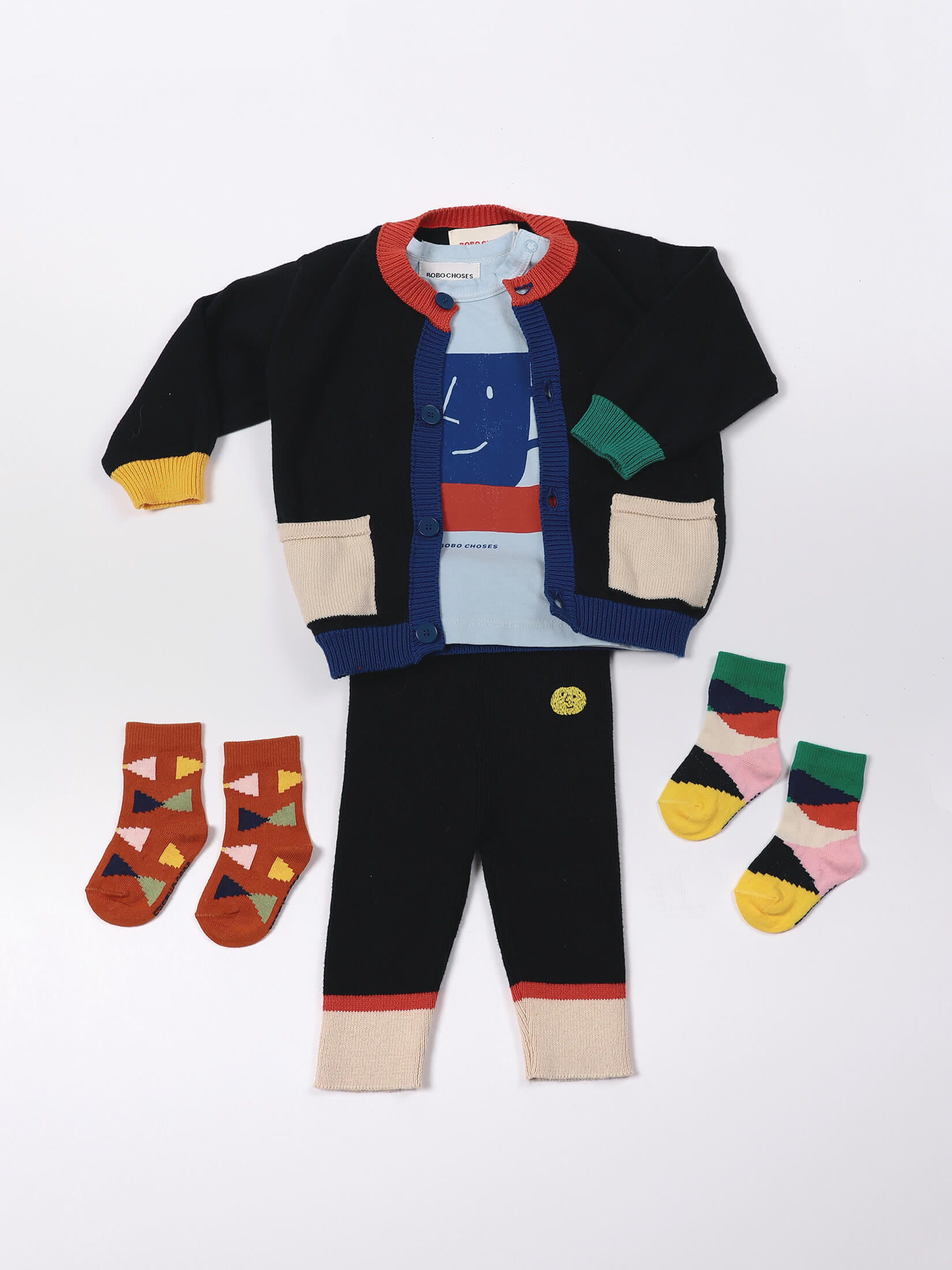 Baby Boys & Girls Blue Cotton Cardigan