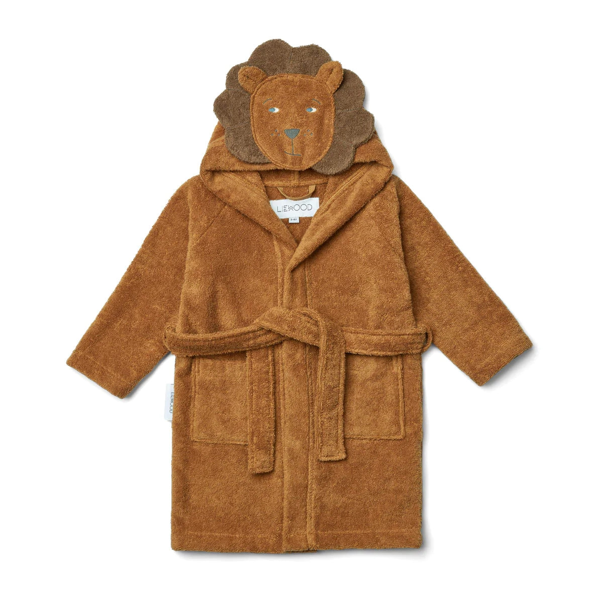 Boys & Girls Caramel Lion Bathrobe