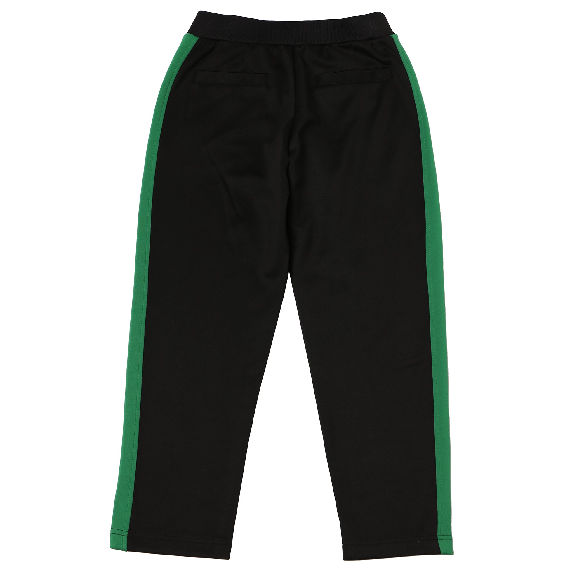 Boys Black & Green Tousers