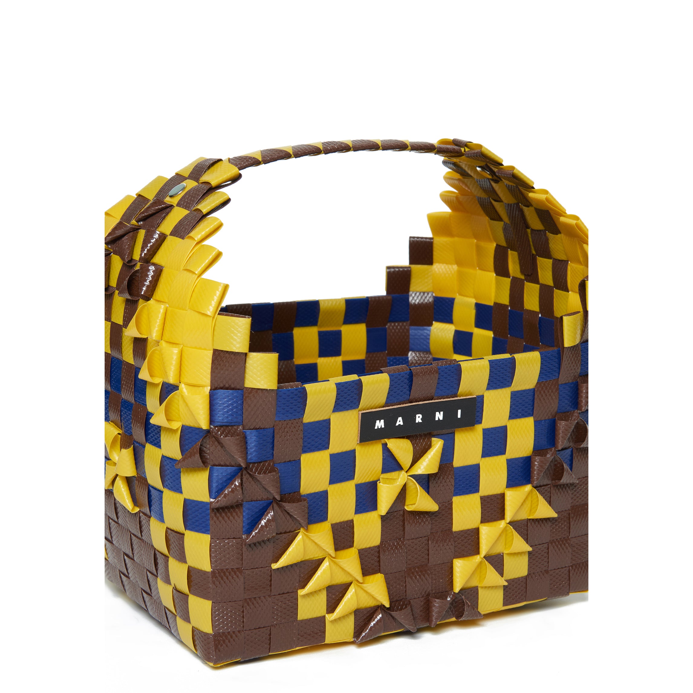 Girls Lemon Yellow Logo Handbag