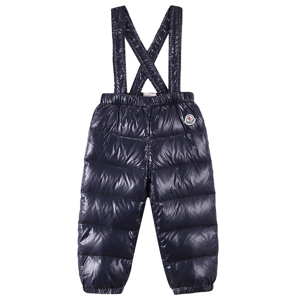 Baby Navy Blue 'Remy' Down Padded 2 Piece Snow Set - CÉMAROSE | Children's Fashion Store - 4