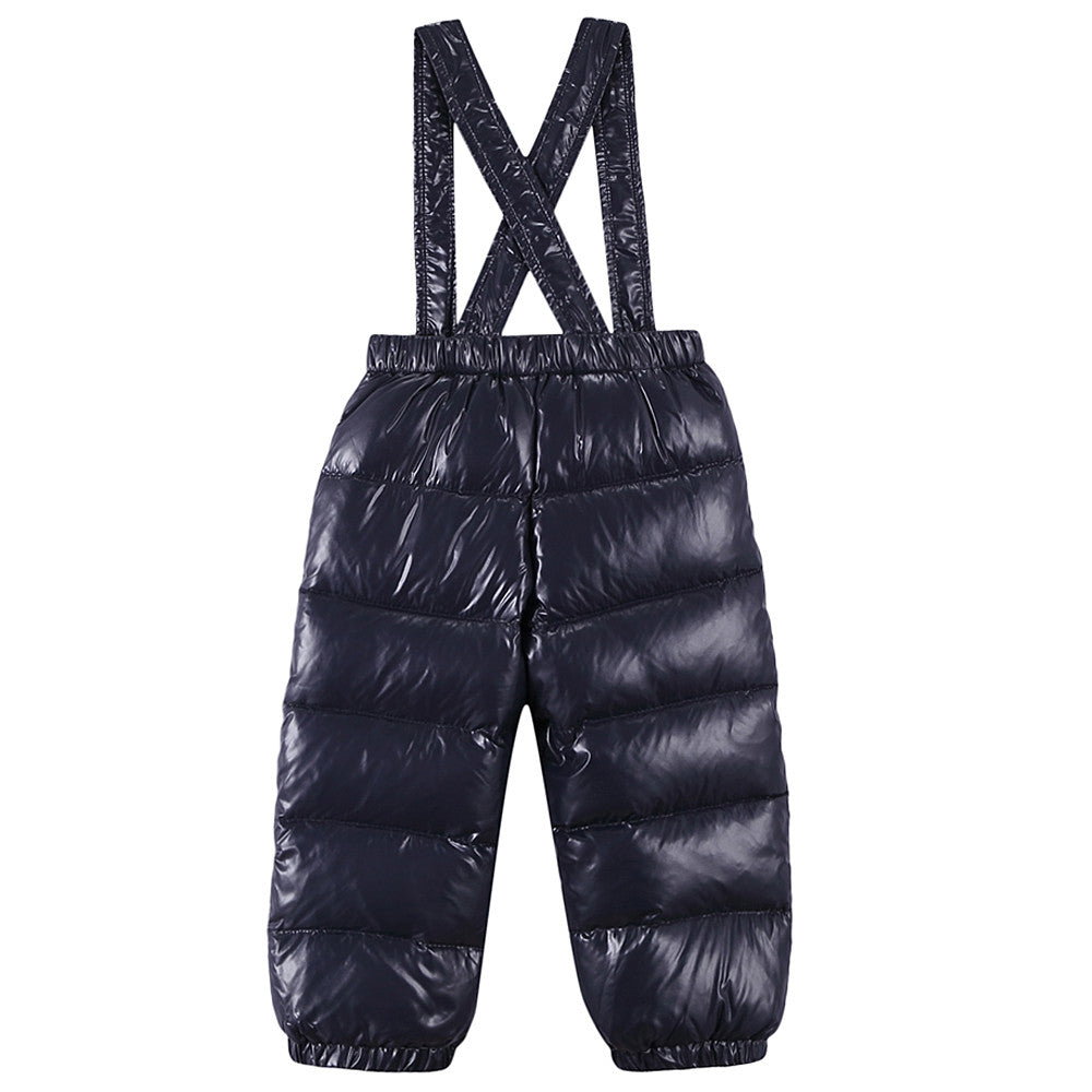 Baby Navy Blue 'Remy' Down Padded 2 Piece Snow Set - CÉMAROSE | Children's Fashion Store - 5