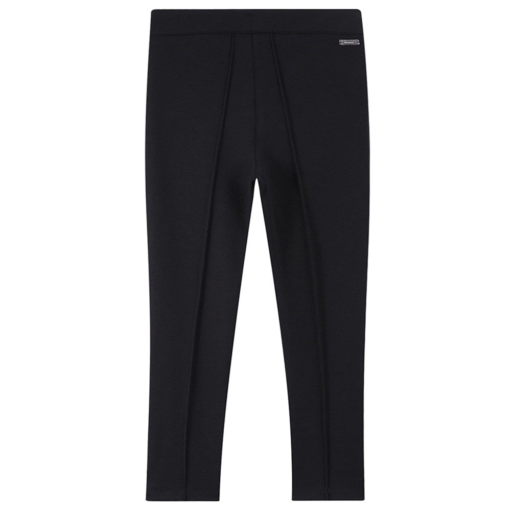 Girls Black Viscose Trouser - CÉMAROSE | Children's Fashion Store - 2