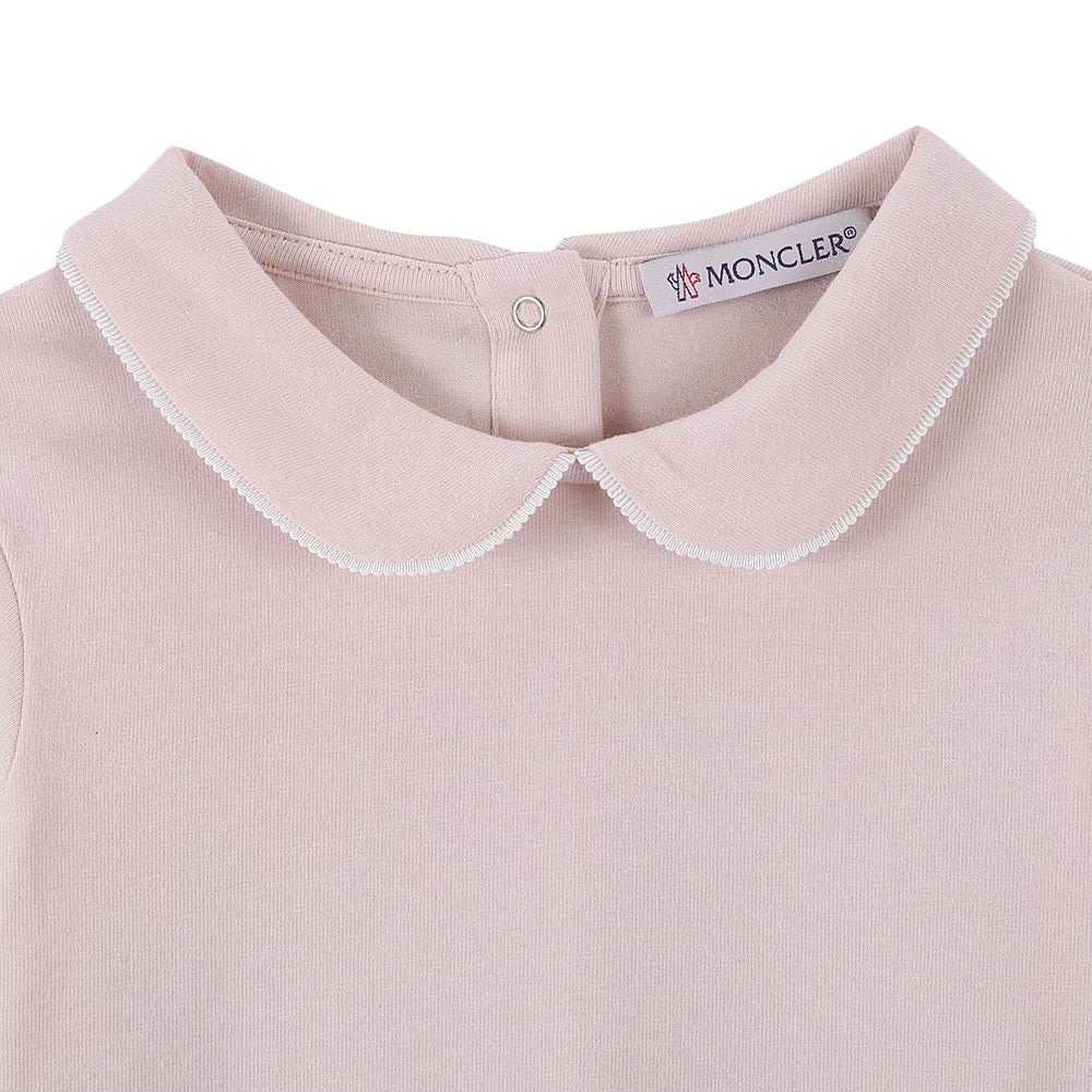 Baby Girls Light Pink Crew Collar Cotton Blouse - CÉMAROSE | Children's Fashion Store - 3
