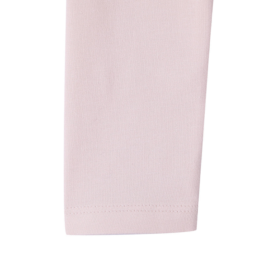 Baby Girls Light Pink Crew Collar Cotton Blouse - CÉMAROSE | Children's Fashion Store - 5