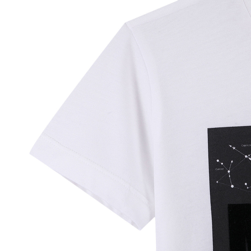 Boys White Fancy Cartoon Printed Trims Jersey T-Shirt - CÉMAROSE | Children's Fashion Store - 5