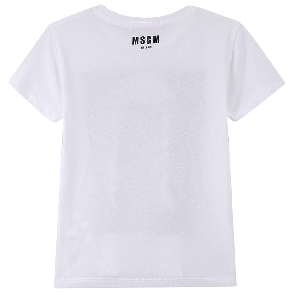 Boys White Fancy Cartoon Printed Trims Jersey T-Shirt - CÉMAROSE | Children's Fashion Store - 2