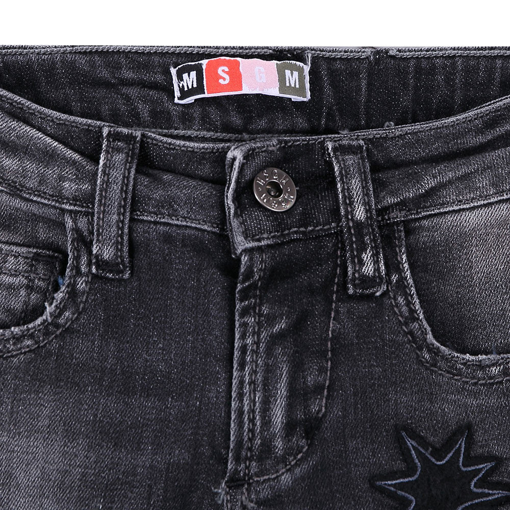 Boys Black Denim Cotton Jeans - CÉMAROSE | Children's Fashion Store - 3