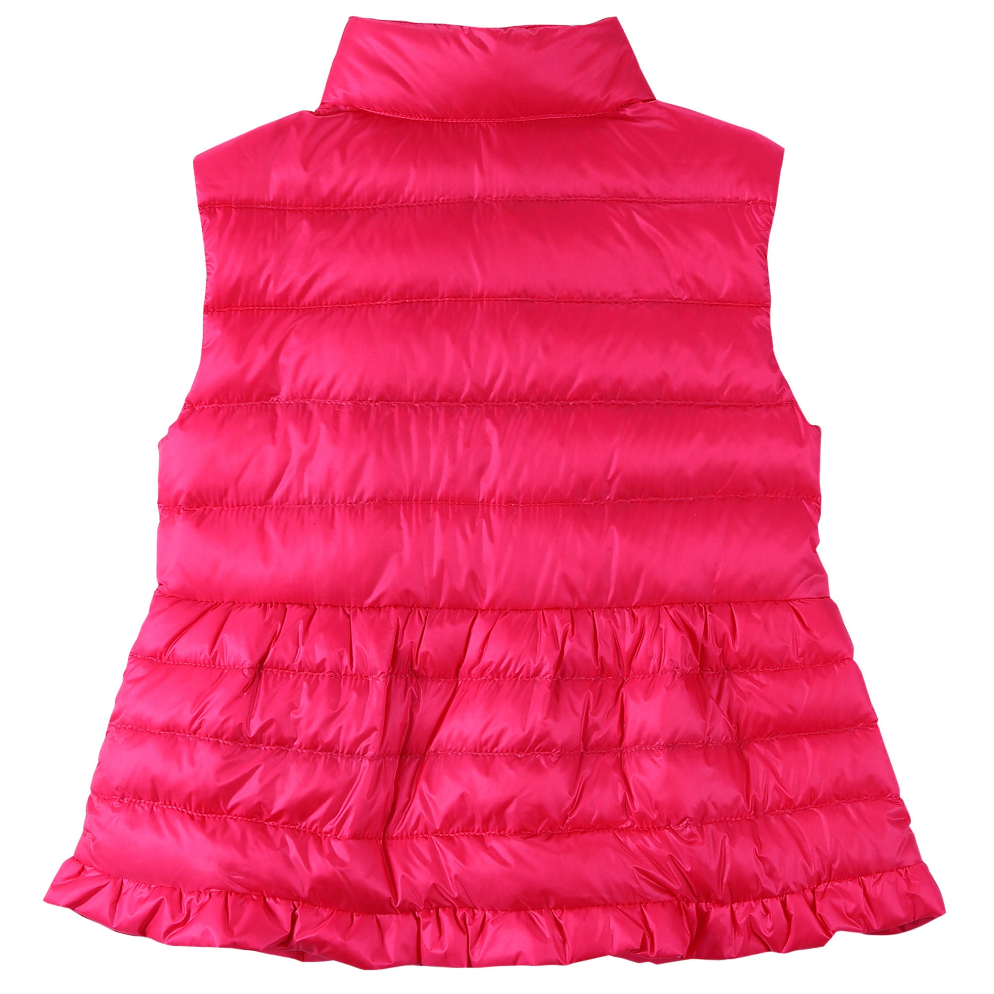 Baby Girls Rose Red Down Padded 'Cherame' Gilet - CÉMAROSE | Children's Fashion Store - 2