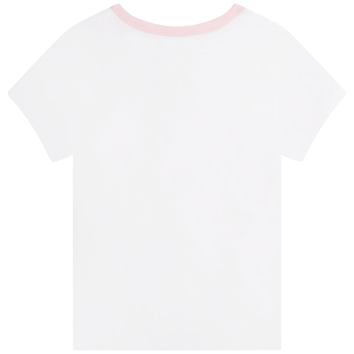 Girls White Logo T-Shirt