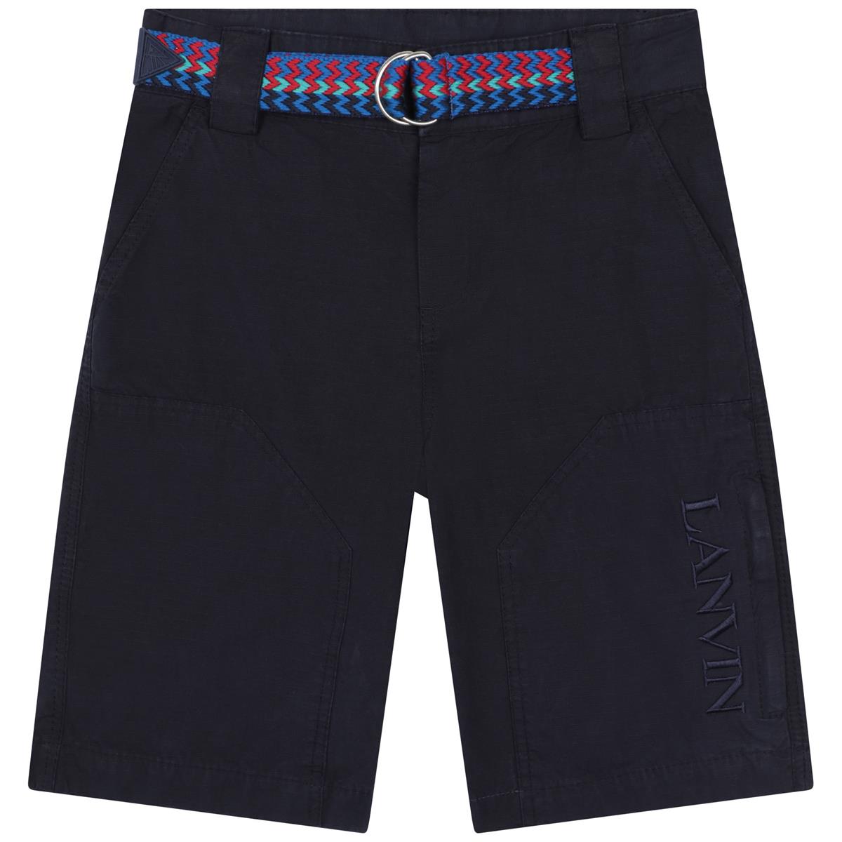 Boys Dark Blue Shorts