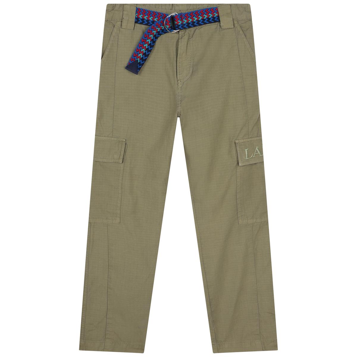 Boys Green Trousers