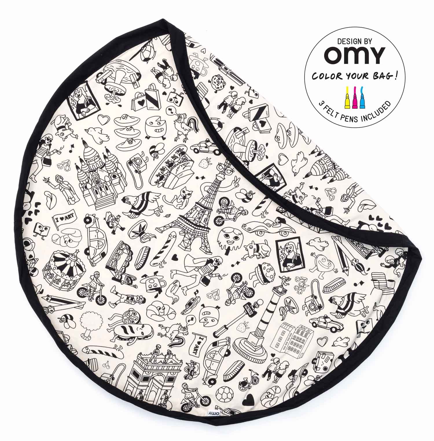 Sac de rangement pour jouets OMY Paris