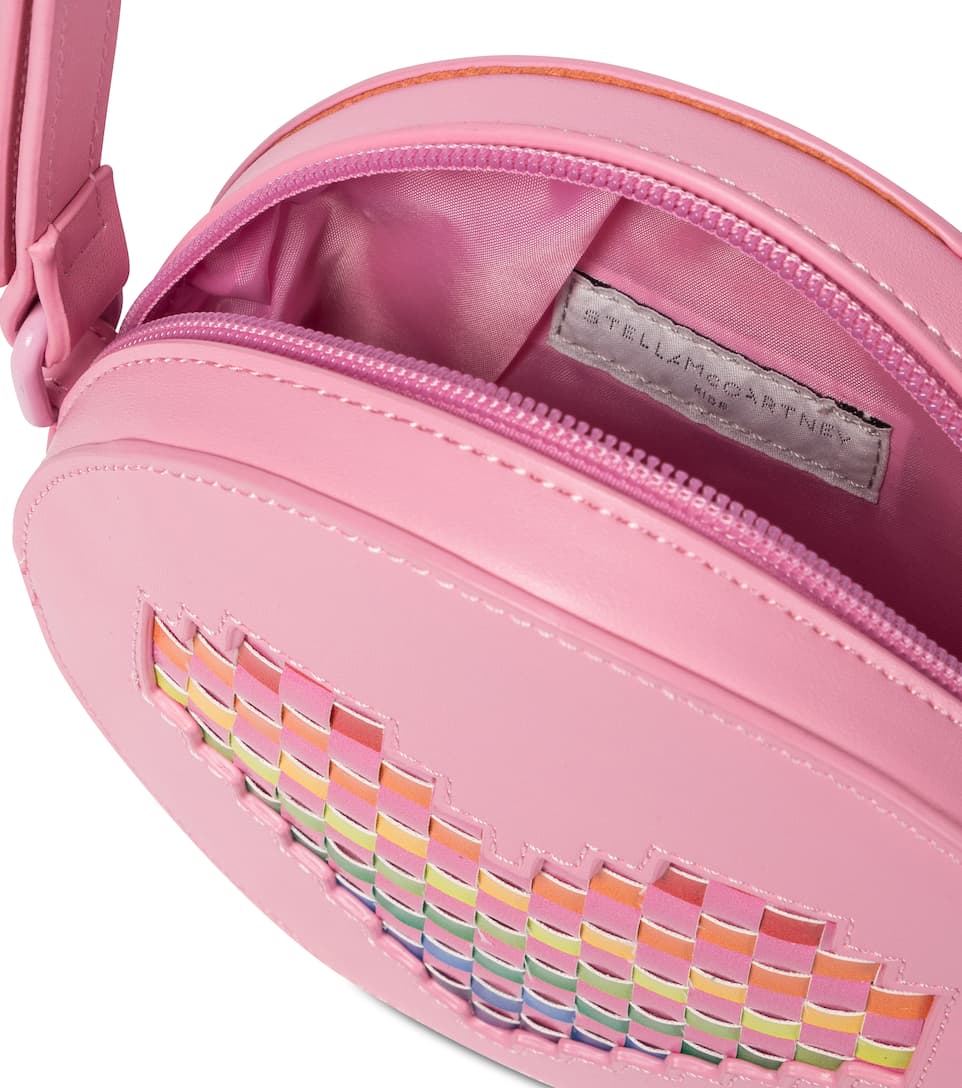 Girls Pink Heart Shoulder Bag