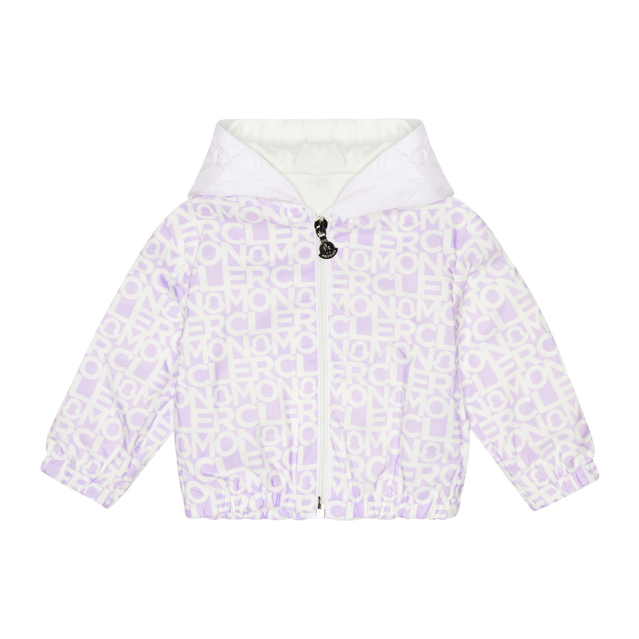 Baby Girls Purple Logo Zip-Up Jacket