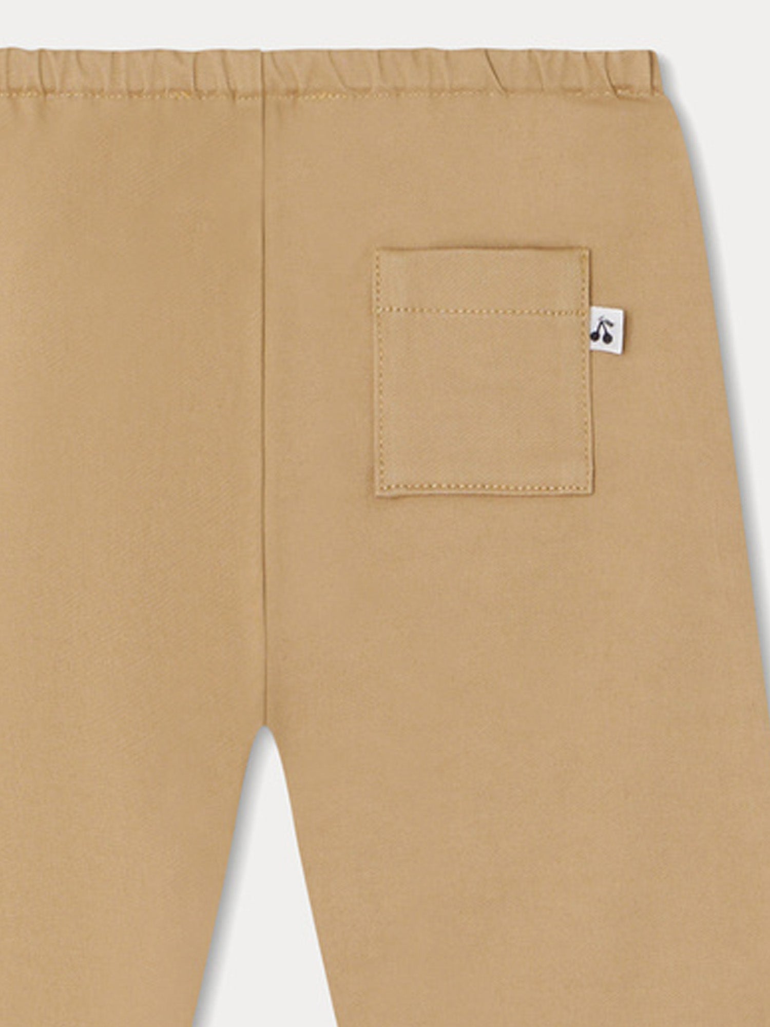 Baby Boys Beige Cotton Trousers