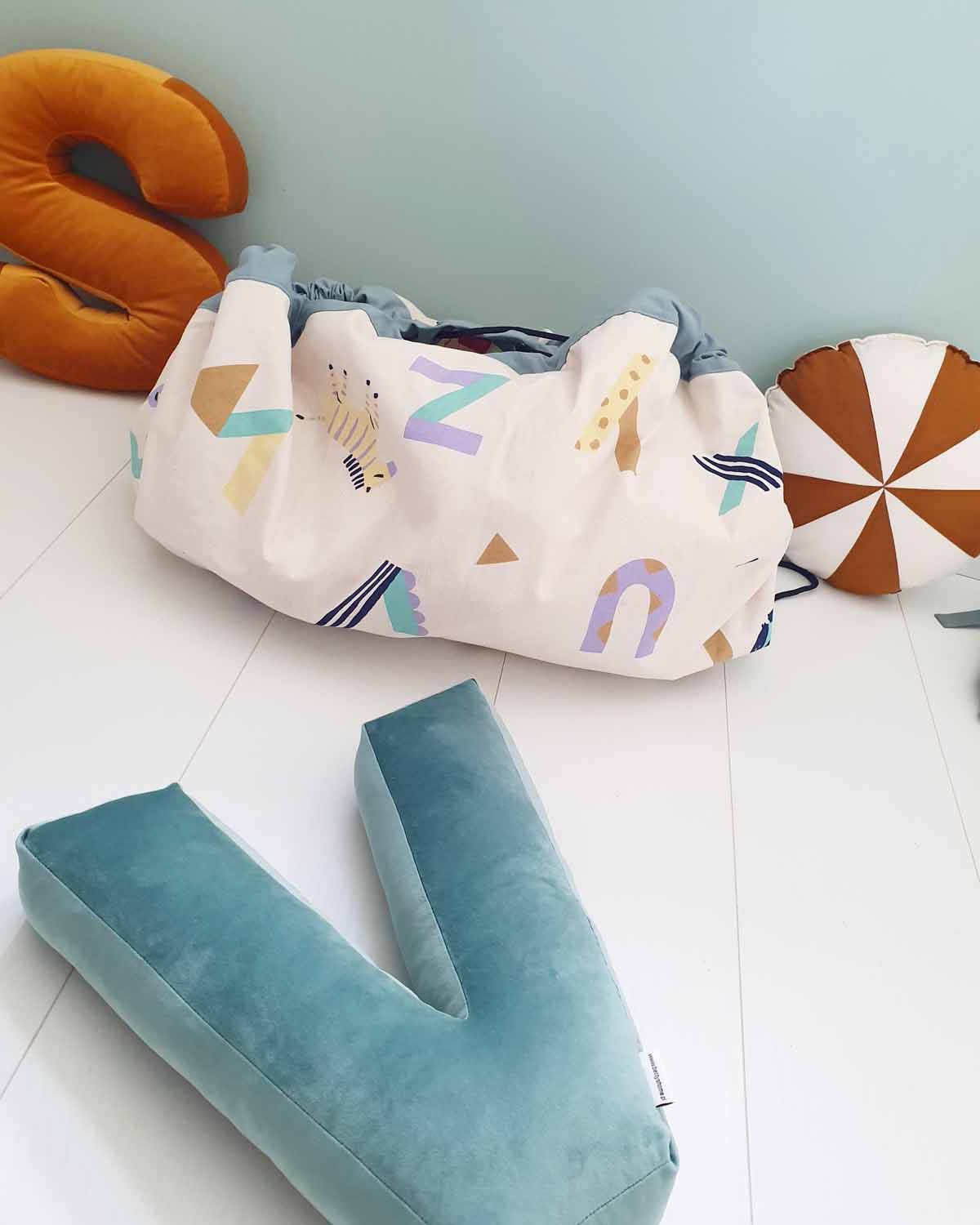 Animal Alphabet Toy Storage Bag