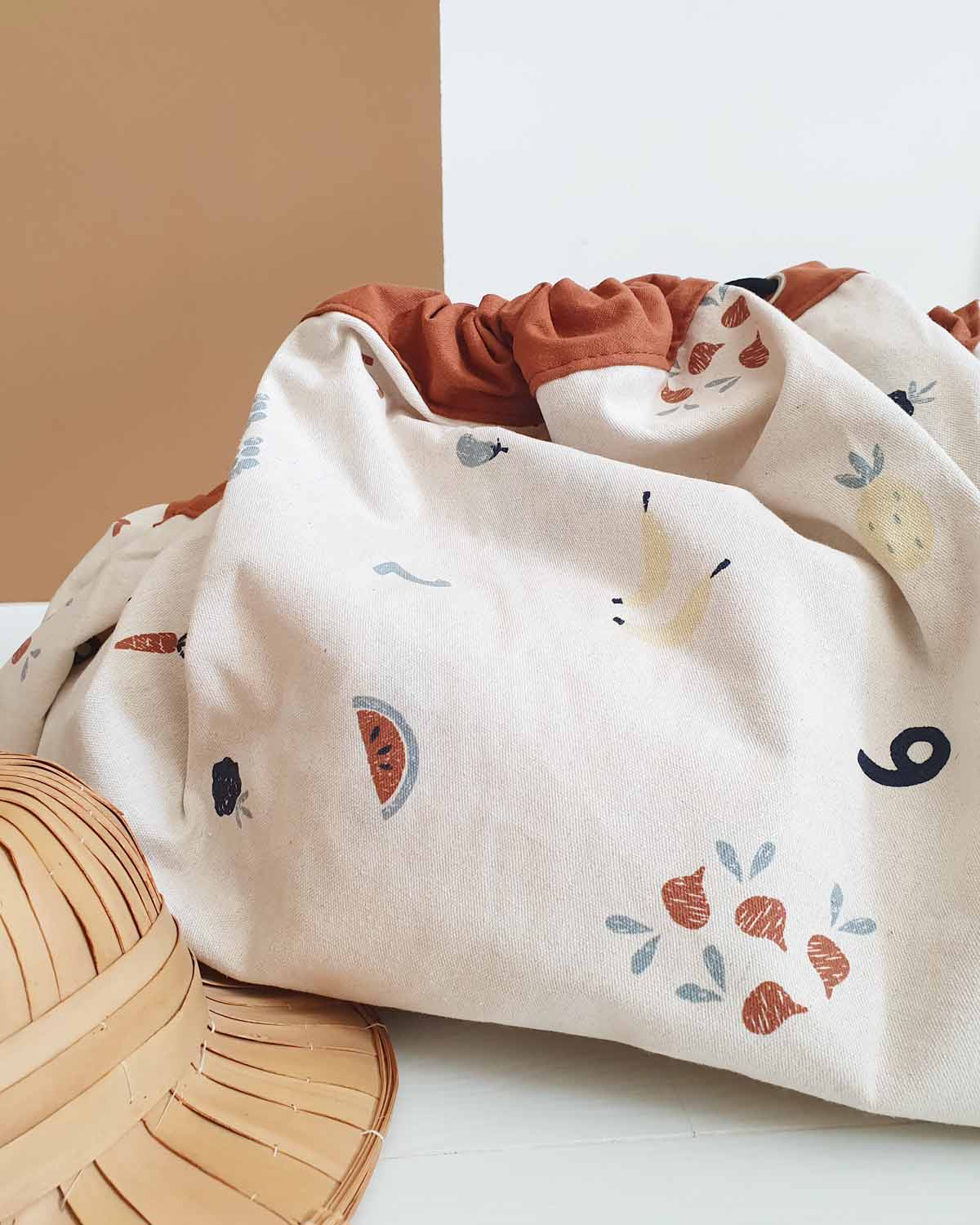Veggie Numbers Toy Storage Bag