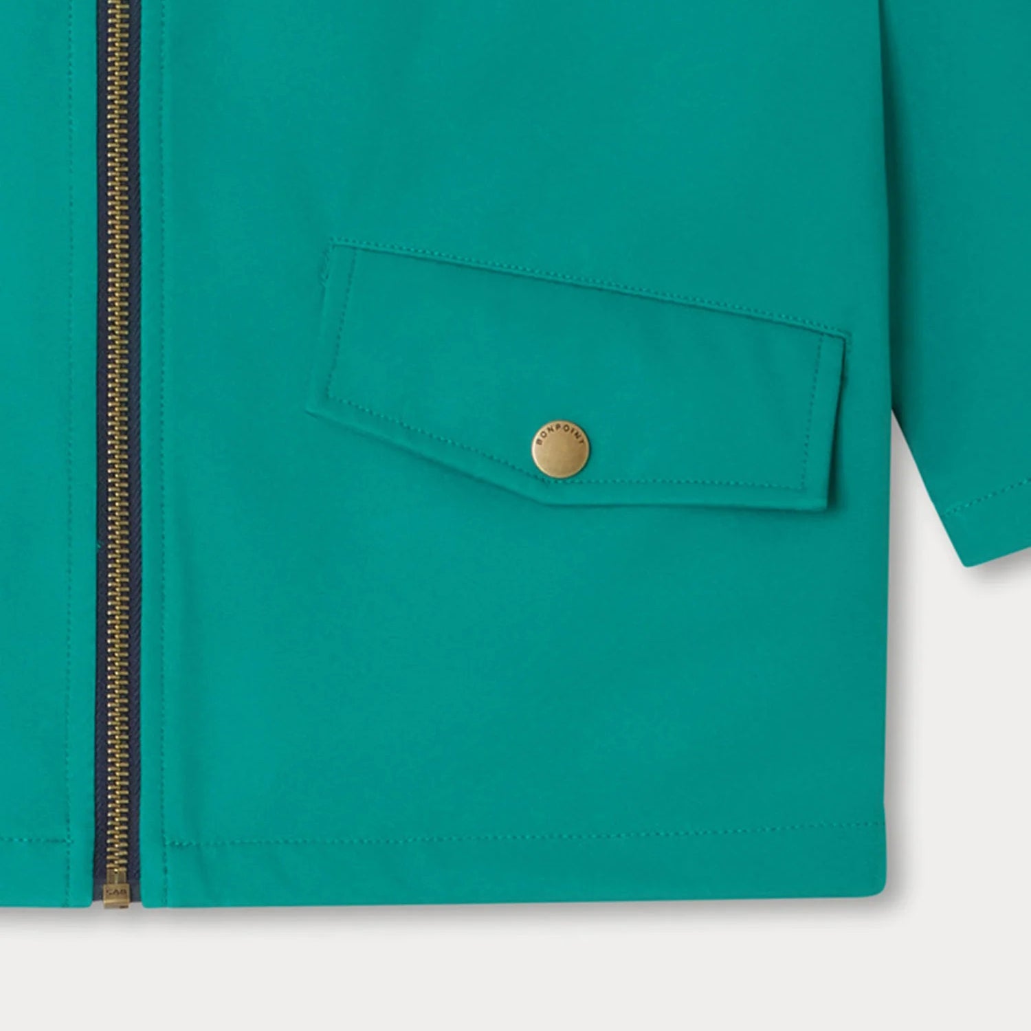 Boys Green Hooded Jacket