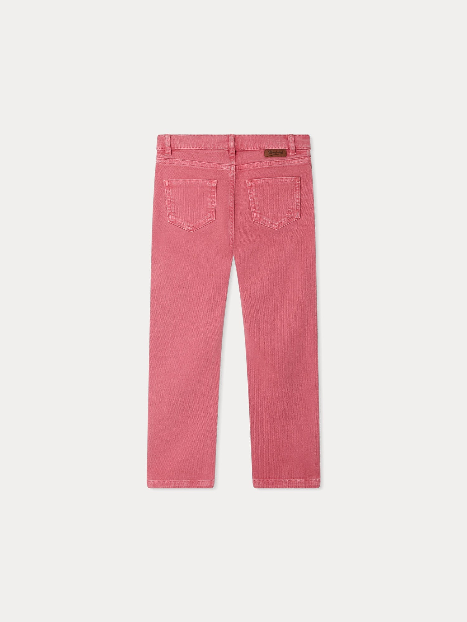 Boys & Girls Pink Cotton Trousers