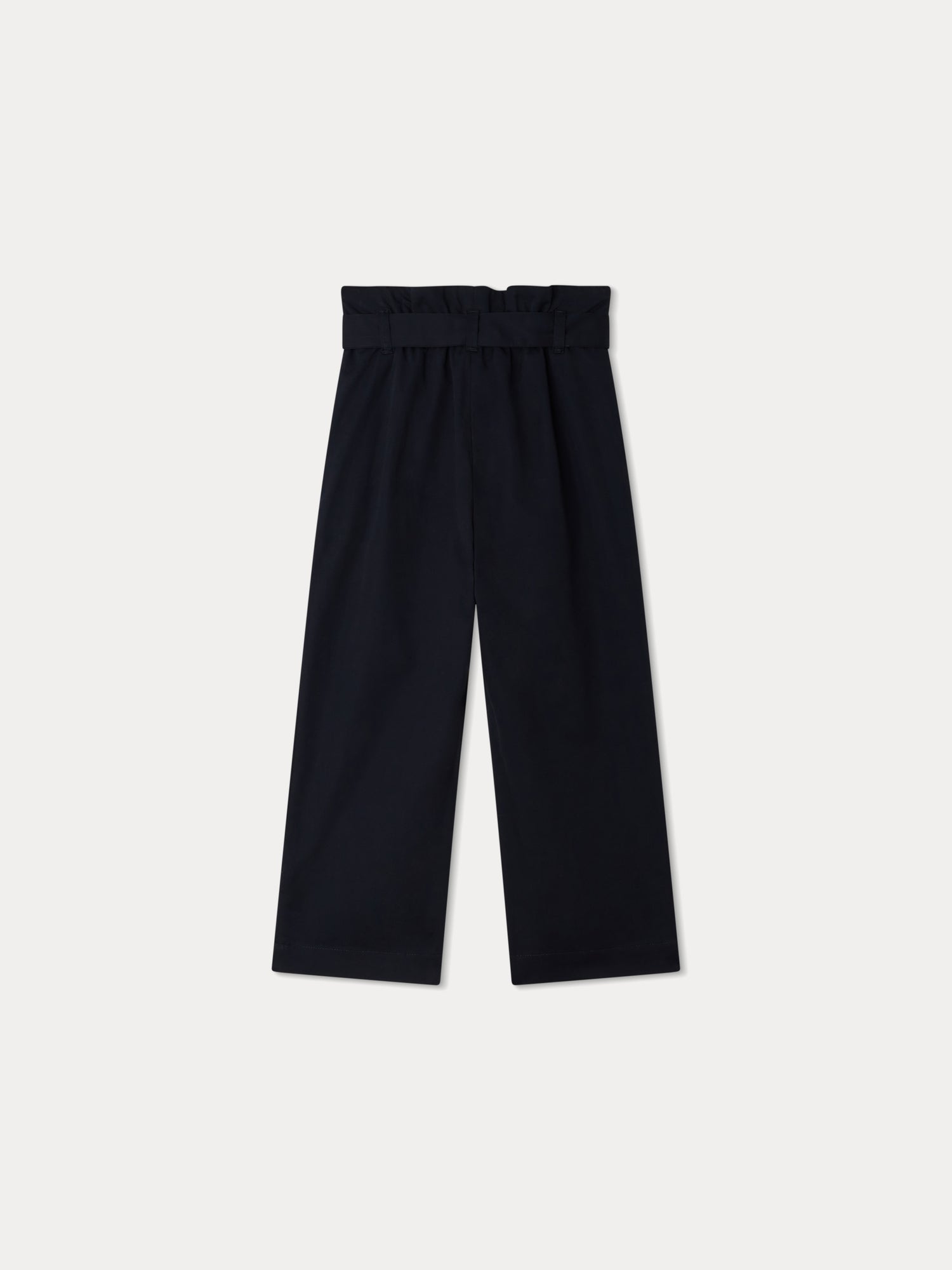 Boys & Girls Black Cotton Trousers