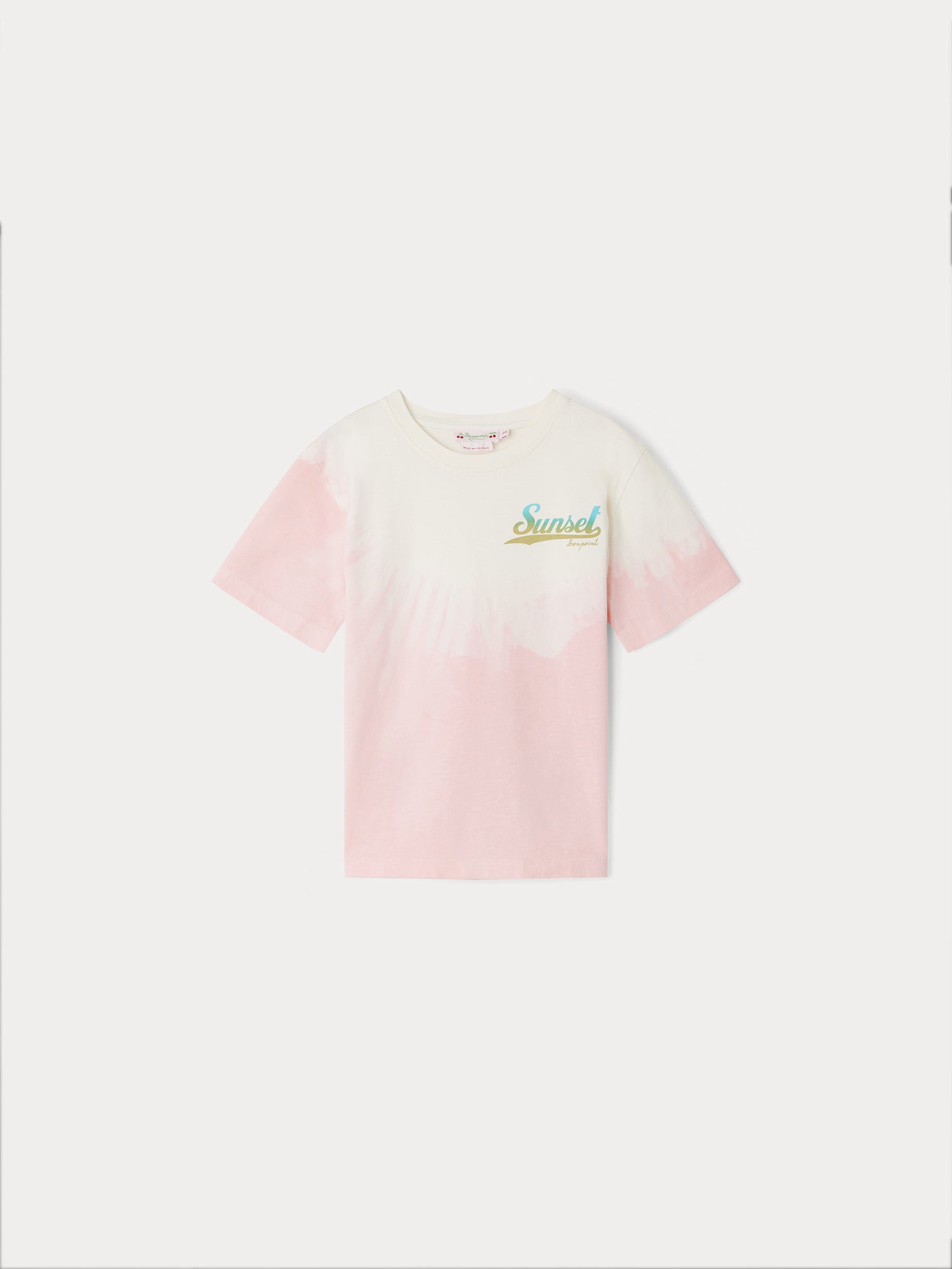 Boys & Girls Pink Logo Cotton T-Shirt