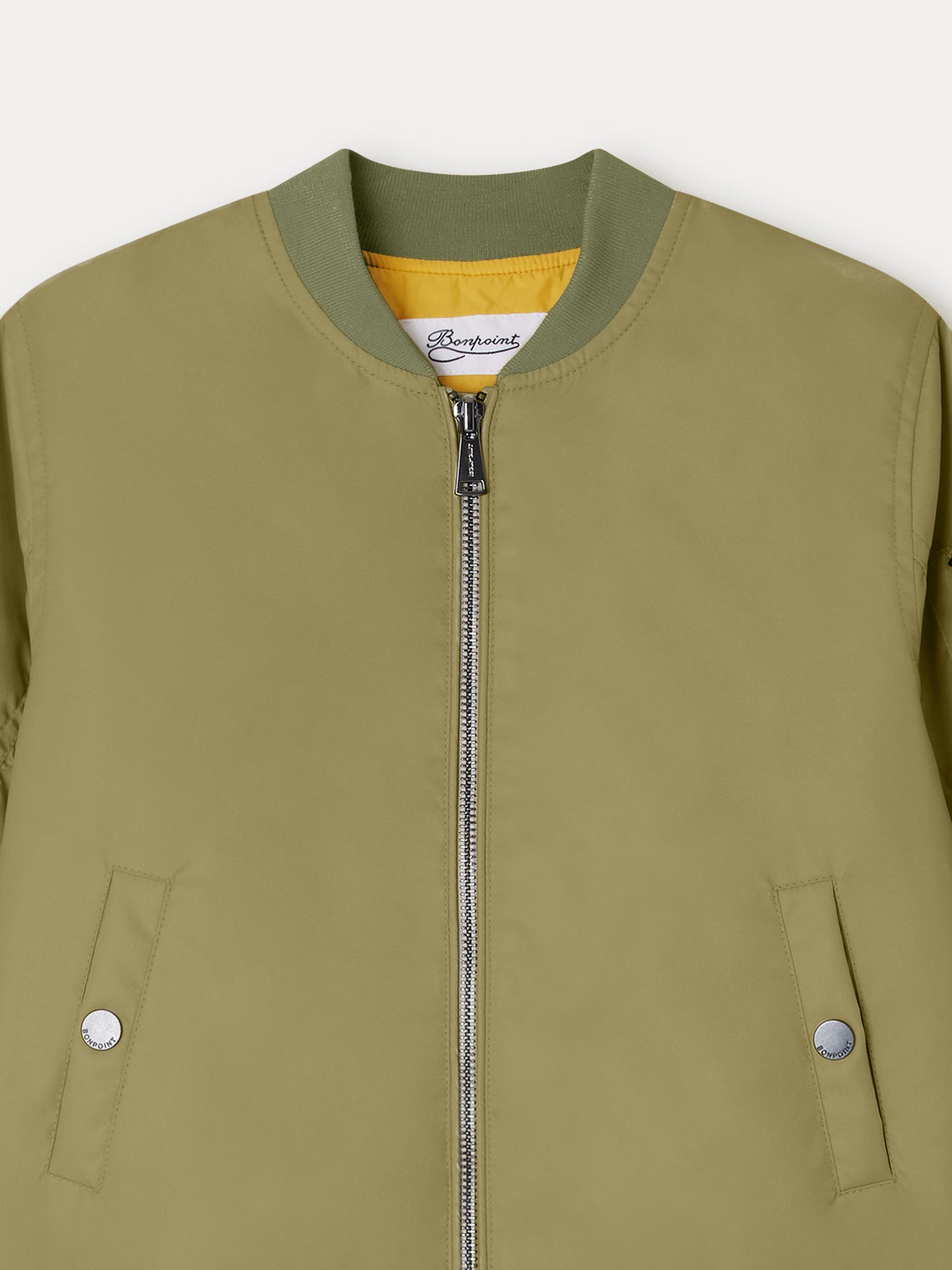 Boys Green Zip-Up Jacket