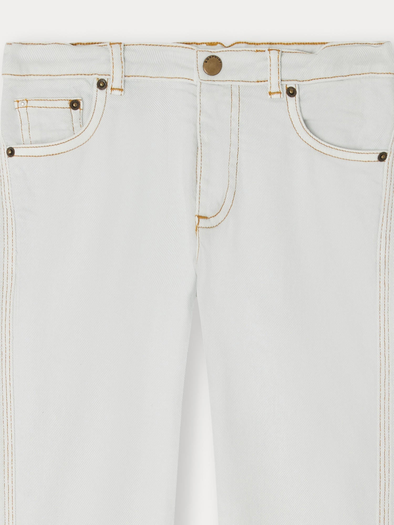 Boys Light Blue Cotton Trousers