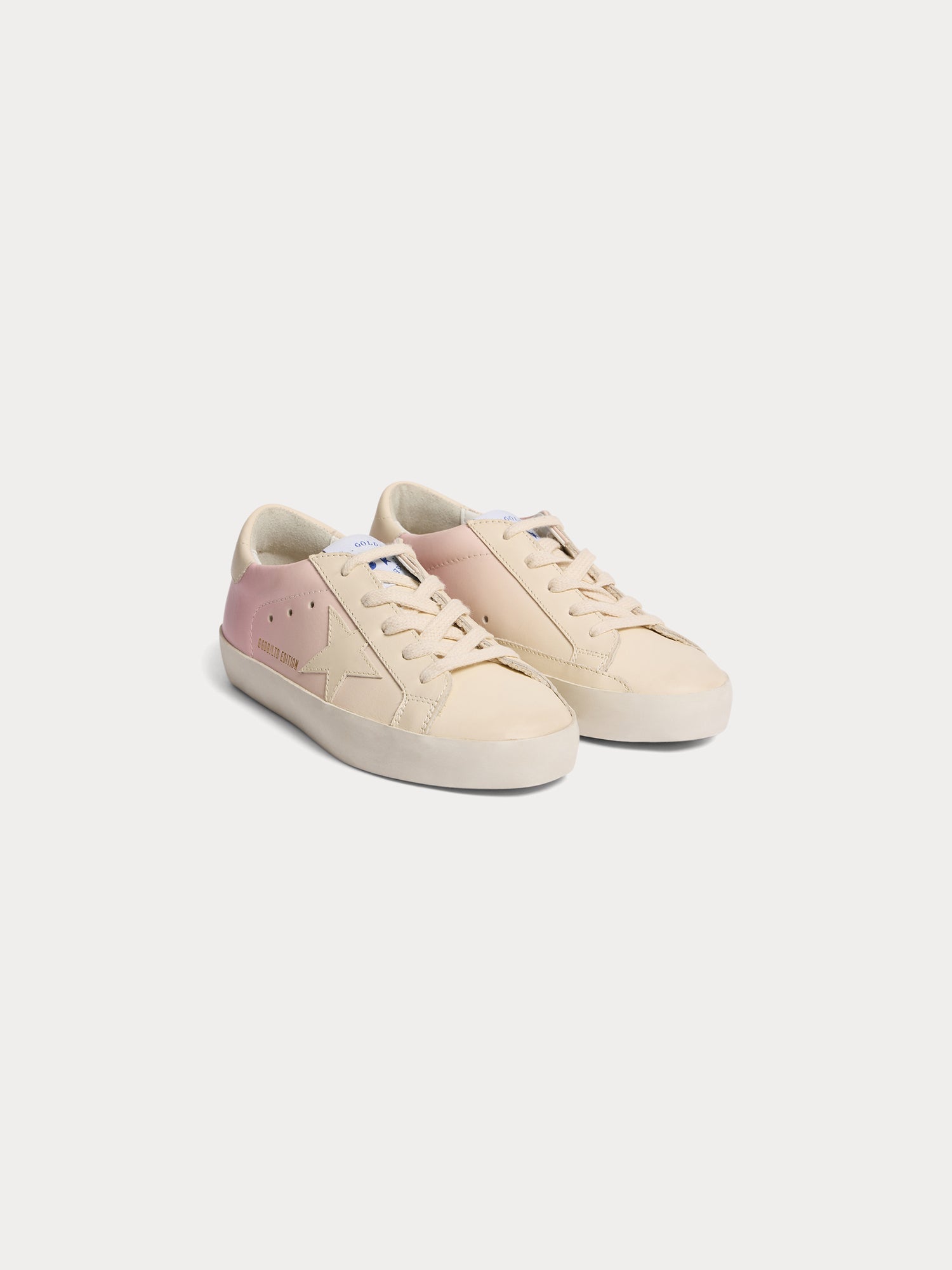 Girls Light Pink Baskets Shoes (Golden Goose x Bonpoint)