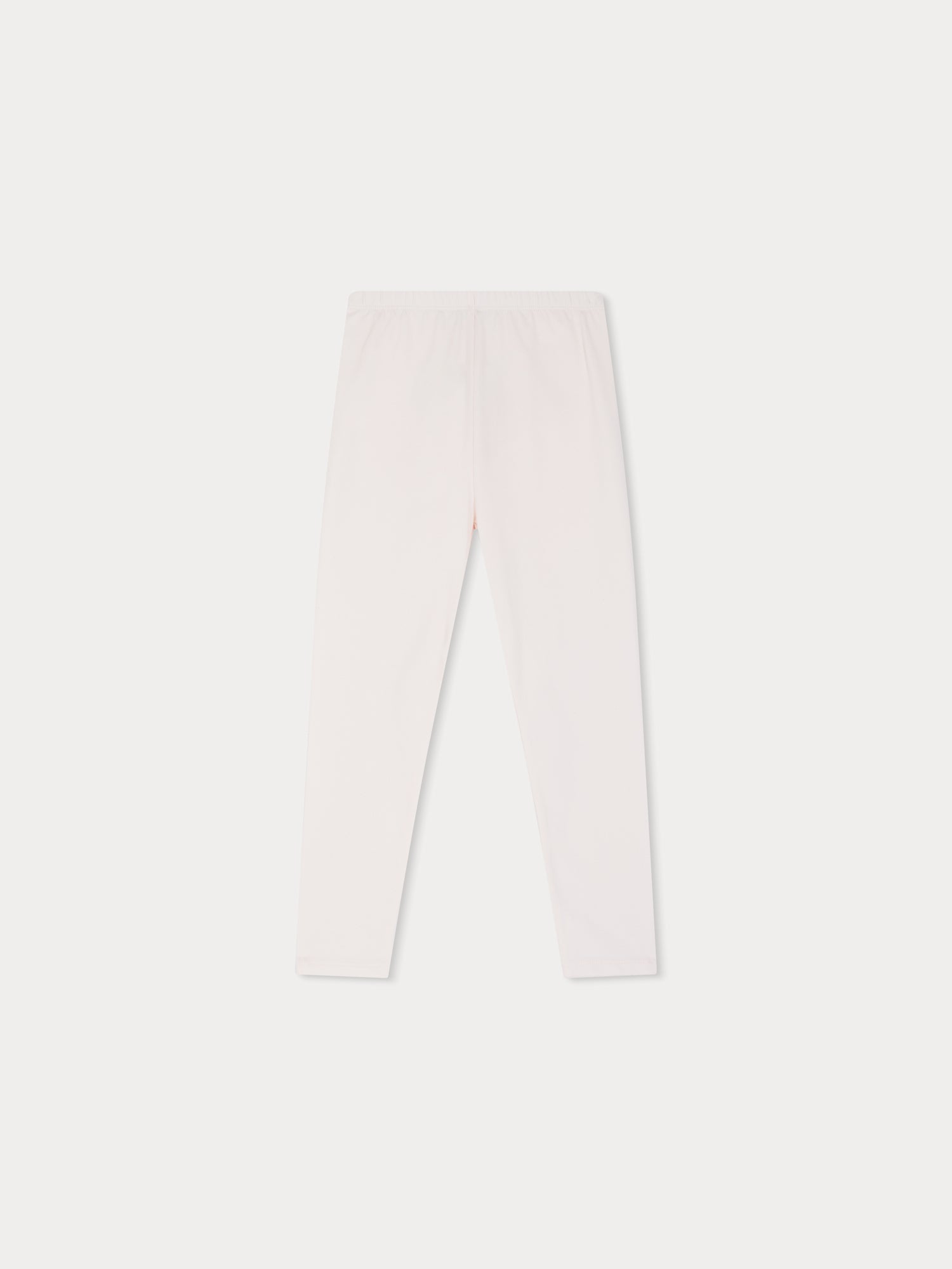 Girls Light Pink Cotton Leggings